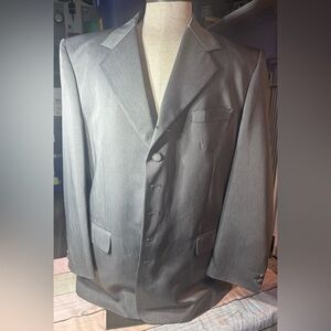 Successof Men's Light Gray Blazer - Classic Tailored Jacket Size 44R EPC